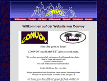 Tablet Screenshot of convoy-band.de